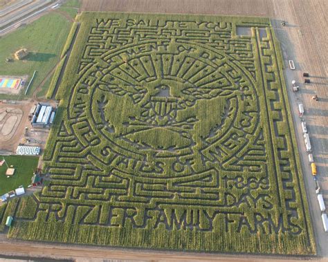 Lovingly titled "The Amazing Maize Maze," this corn maze was opened in 1993 at 126,000 square feet. . Corn maze wikipedia